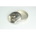 cutiuta argint  " pill box " atelier Italian 